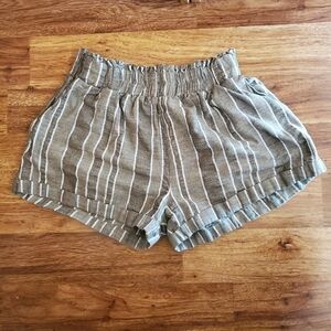 Sneak Peek Paperbag Shorts Size Medium Striped